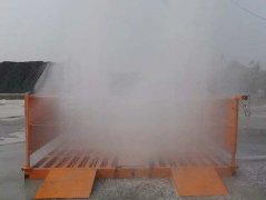 山东工程洗轮机的使用改善了环境